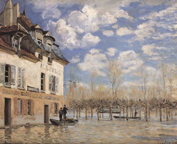 Alfred Sisley Flood at Port-Marly oil painting picture